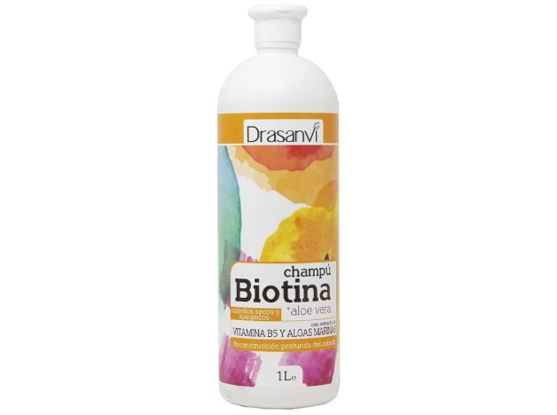 Biotina Y Aloe Vera Champú Cabello Seco Y...