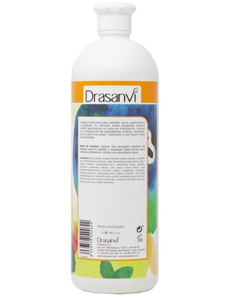 Biotina Y Aloe Vera Champú Cabello Seco Y Apagado 1000 Ml