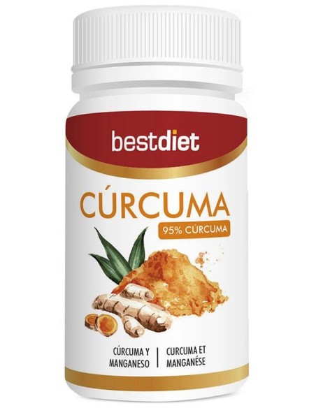 Bestdiet Cúrcuma + Manganeso 376Mg 30Caps