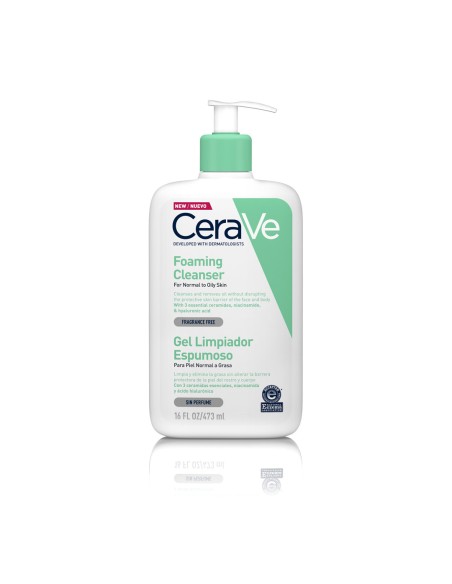 Cerave Gel Limpiador Espumoso 473 ml