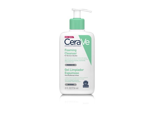 Cerave Gel Limpiador Espumoso 236 ml