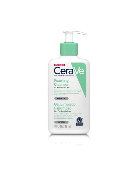 Cerave Gel Limpiador Espumoso 236 ml