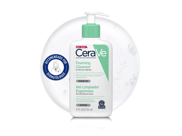 Cerave Gel Limpiador Espumoso 236 ml
