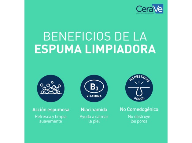 Cerave Gel Limpiador Espumoso 236 ml