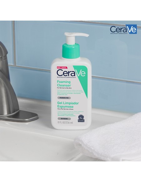 Cerave Gel Limpiador Espumoso 236 ml