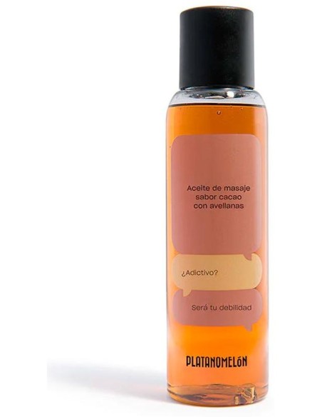 Aceite De Masaje Cacao Con Avellanas, Aceites Erótica Platanomelón - Perfumes Club