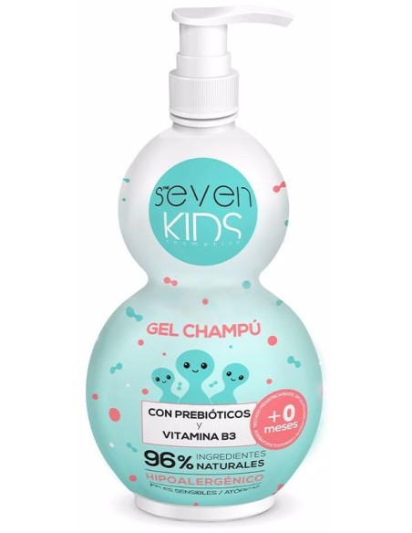 Seven Kids Gel Champú Con Prebióticos Y Vitamina B3 400Ml