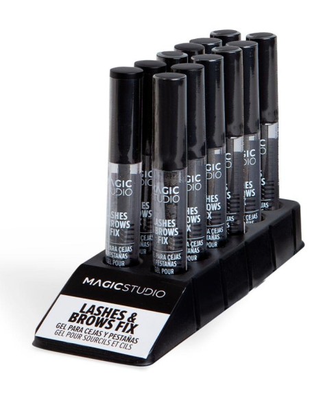 Magic Studio Lashes %26 Brow Fix Gel Máscara Transparente 8Ml
