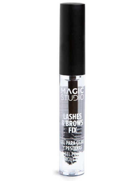 Magic Studio Lashes %26 Brow Fix Gel Máscara Transparente 8Ml