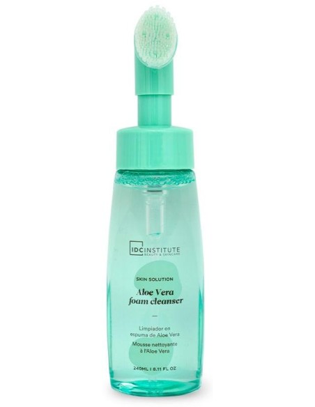 Idc Institute Aloe Vera Foam Cleanser Con Cepillo 240Ml