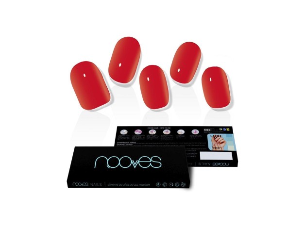Láminas De Uñas De Gel Crimson Red Premium Luxe...
