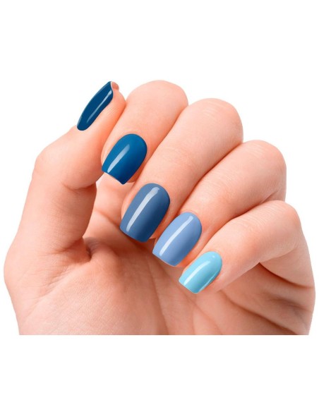 Láminas De Uñas De Gel Melancholic Heart Premium Luxe Solid 20 U