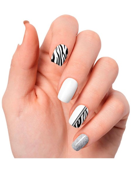 Láminas De Uñas De Gel Premium Glam Funky Baby 20 U