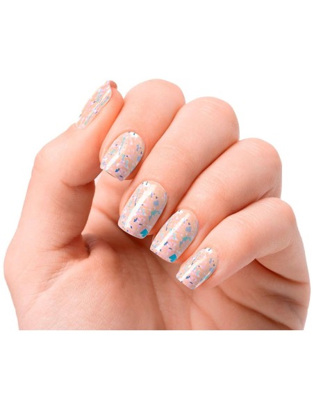 Láminas De Uñas De Gel Peach Galettes Premium Luxe Metallic 20 U