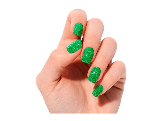 Láminas De Uñas De Gel Jade Glitter Glam...