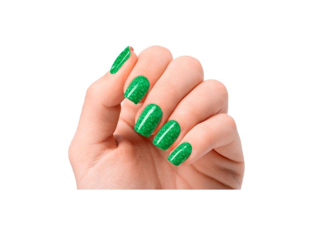 Láminas De Uñas De Gel Jade Glitter Glam...