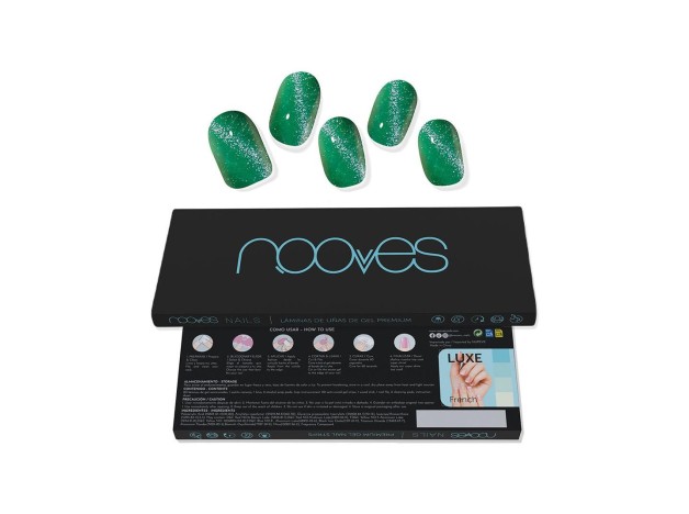 Láminas De Uñas De Gel Jade Glass Premium Glam...