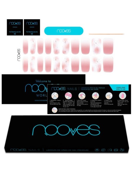 Láminas De Uñas De Gel Michelle Premium Glam Art Design 20 U
