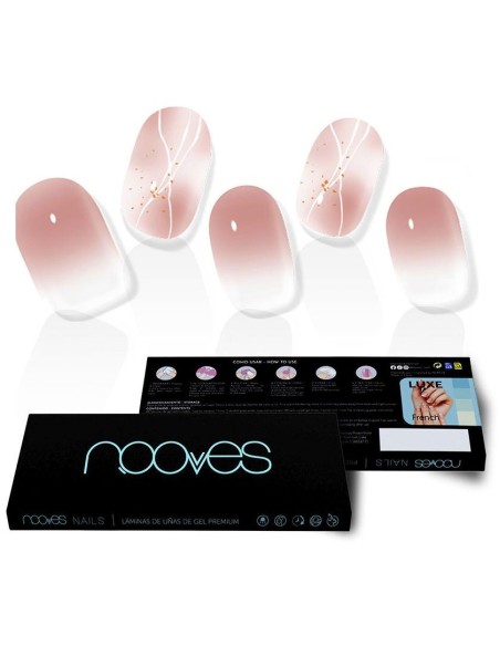 Láminas De Uñas De Gel Michelle Premium Glam Art Design 20 U