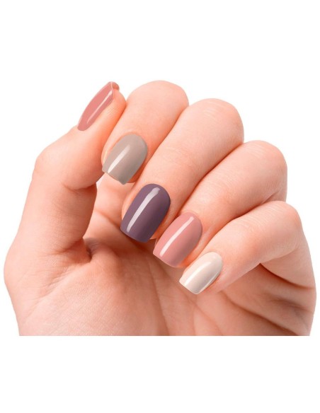 Láminas De Uñas De Gel Secret Earth Premium Luxe Solid Color 20 U