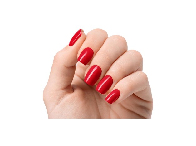 Nooves Láminas Uñas Gel Premium Estuche Rojo 5Uds