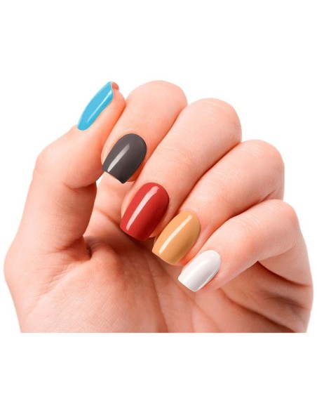 Láminas De Uñas De Gel Premium Glam Melody 20 U