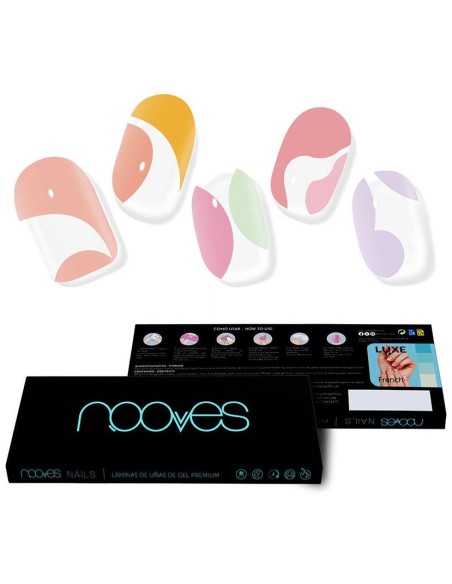 Láminas De Uñas De Gel Premium Glam Paradise 20 U