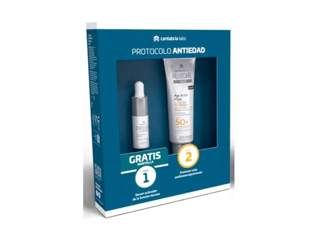 Heliocare Pack Age Active Fluid + Serum Hyaluboost