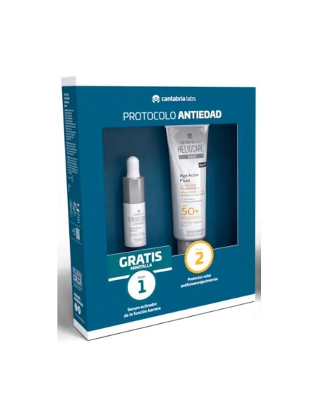 Heliocare Pack Age Active Fluid + Serum Hyaluboost