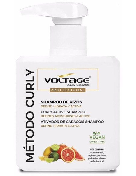 Voltage Método Curly Champú De Rizos 500Ml