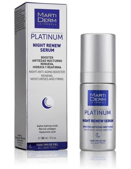 Martiderm Platinum Night Renew Serum, 30 Ml
