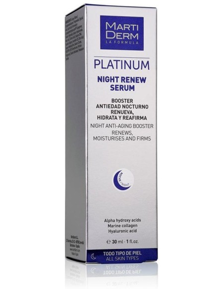 Martiderm Platinum Night Renew Serum, 30 Ml