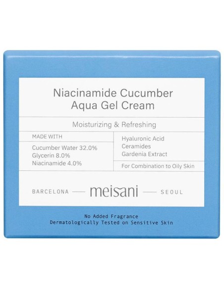 Meisani Niacinamide Cucumber Aqua Gel Cream 50Ml