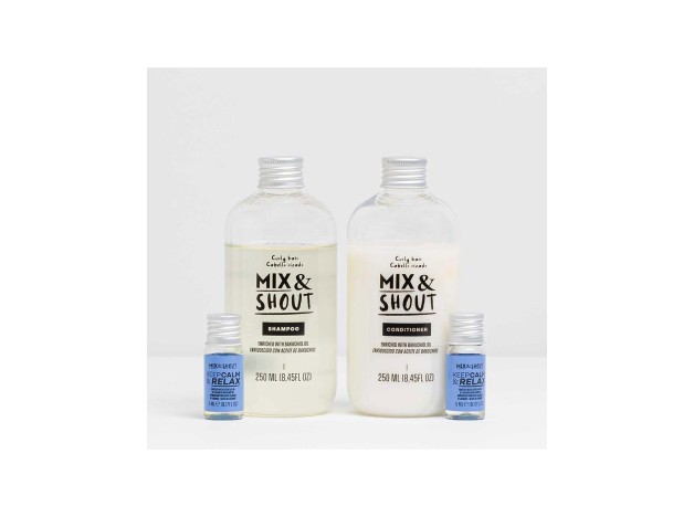 Mix %26 Shout Rutina Rizado Calmante Set 4Uds