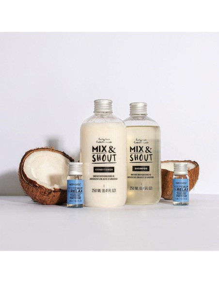 Mix %26 Shout Rutina Rizado Calmante Set 4Uds
