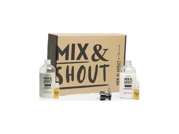 Mix %26 Shout Rutina Rizado Reparador Set 4Uds