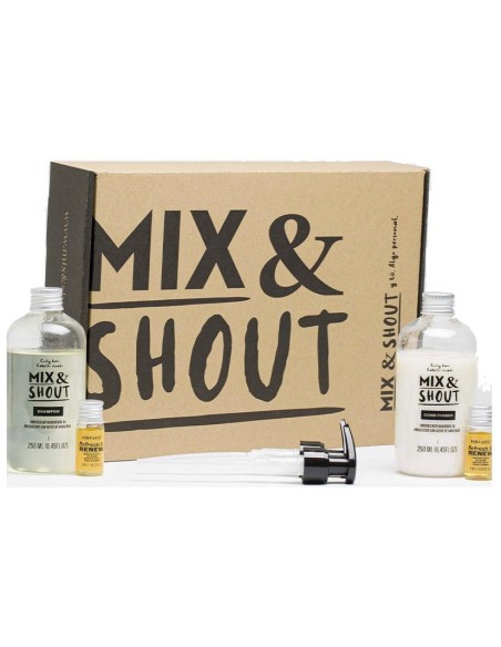 Mix %26 Shout Rutina Rizado Reparador Set 4Uds