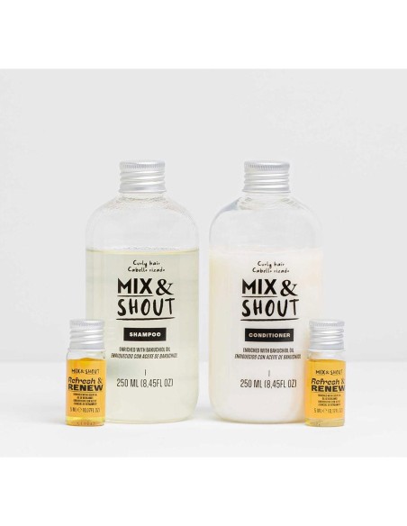 Mix %26 Shout Rutina Rizado Reparador Set 4Uds