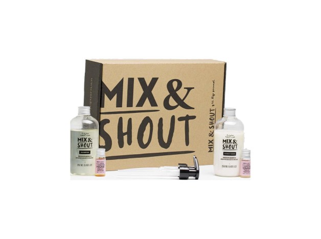 Mix %26 Shout Rutina Rizado Fortalecedor Set 4Uds