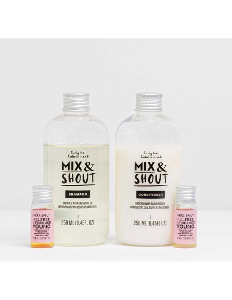 Mix %26 Shout Rutina Rizado Fortalecedor Set 4Uds