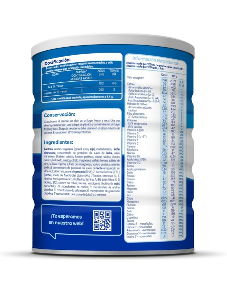 Nutriben 2 Leche de Continuacion Pro-Alfa 800 gramos