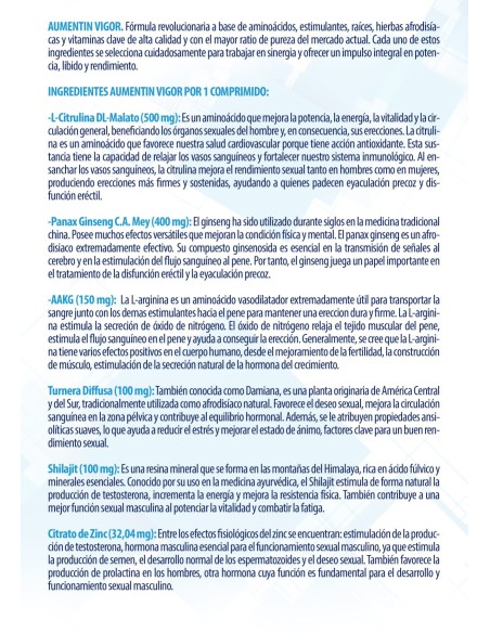 Aumentin Vigor 16 Comprimidos