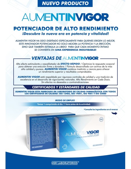 Aumentin Vigor 16 Comprimidos