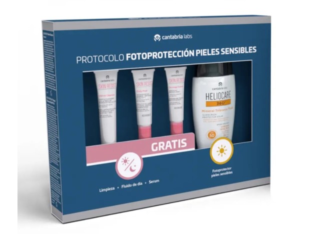 Heliocare Pack Mineral Tolerance 50 ml+3 Muestras