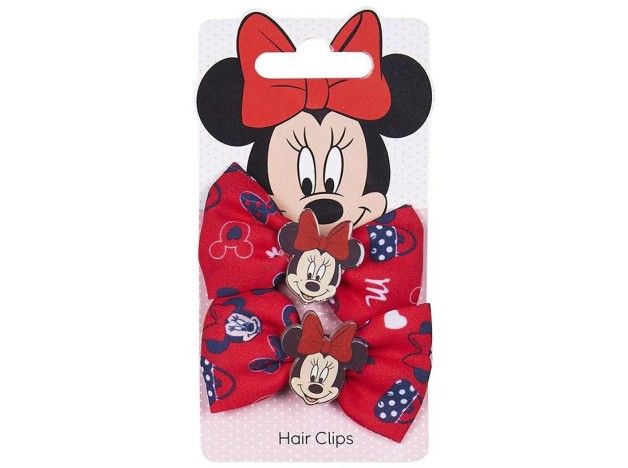 Clips Lazo Disney Minnie 7,4 X 12 X 2 Cm 2 U