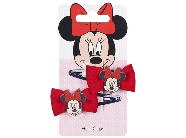 Clips Lazo Disney Minnie 7,4 X 12 X 2 Cm 2 U