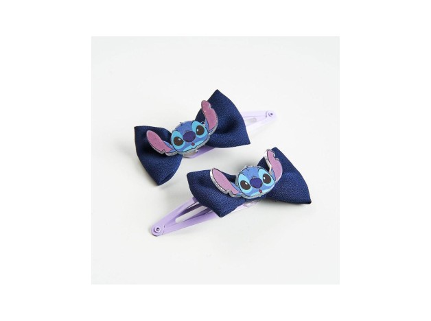 Clips Lazo Disney Stitch 7,4 X 12 ,5 X 2 Cm 2 U