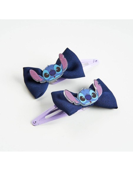 Clips Lazo Disney Stitch 7,4 X 12 ,5 X 2 Cm 2 U