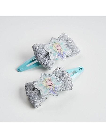 Disney Frozen Clips Silver Blue Lasso 7.4X12.5X2Cm 2Uds