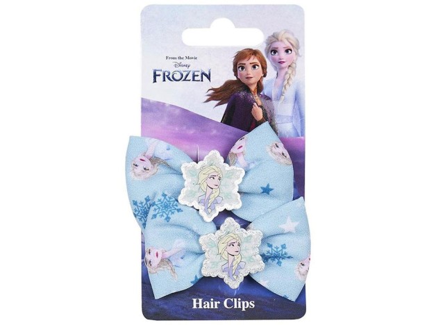 Clips Lazo Disney Frozen 7,4 X 12 ,5 X 2 Cm 2 U